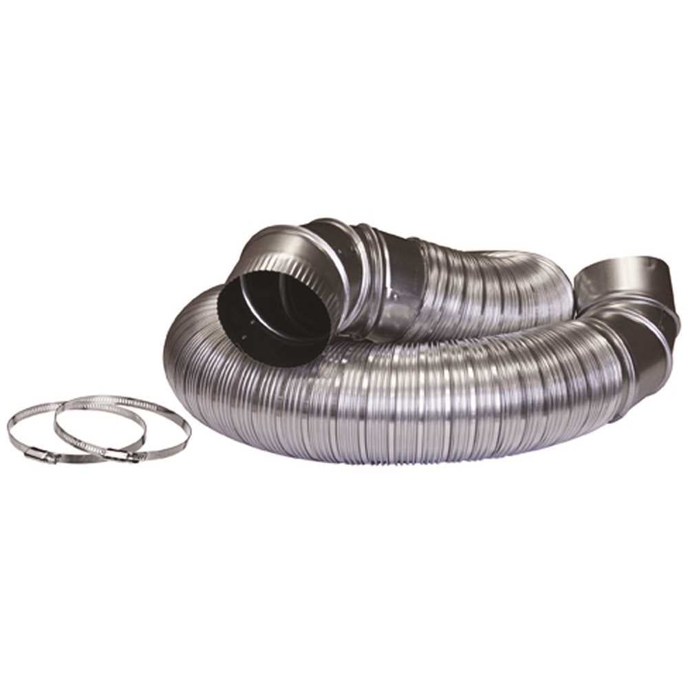 Everbilt 3571134 4 in. x 8 ft. All Metal Dryer Vent HookUp Kit