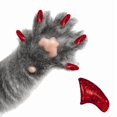 thumbnail image 1 of Protectores de uñas para gatos Pretty Claws X-Small rojo Candy Apple 60 piezas, 1 of 5