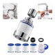 thumbnail image 4 of Filtro de agua del grifo giratorio de 360 ​​grados/purificador de agua del grifo del filtro Mini PP, 4 of 5