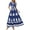 Floral Royal Blue White, variant on PRETTYGARDEN Womens Summer Casual V Neck Boho Maxi Dress Flowy Aline Bell Sleeve Tiered Floral Dresses with Pocket
