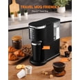 thumbnail image 3 of SHARDOR 3 in 1 Coffee Maker, K Cup Coffee Maker Compatible with Ground Coffee & Teas, Single Serve Coffee Machine, 6&ndash;14oz Brew Sizes, 40oz Deta, 3 of 7