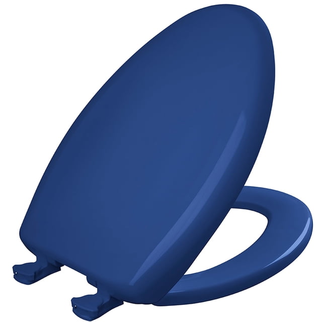 Asiento de inodoro Bemis 7B1200SLOWT 364, cierre lento, alargado, azul