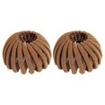 thumbnail image 2 of Vogacara 2 uds. De bandas para el pelo de nido de pájaro, soporte para cola de caballo, horquillas elásticas ligeras para el pelo, diademas Cuidado del cabello Café, 2 of 6