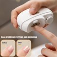 thumbnail image 1 of AMERTEER Electric Automatic Nail Clippers With Light Trimmer Nail Cutter Manicure (Purple), 1 of 1