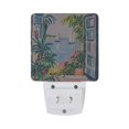 thumbnail image 5 of Yayeee LED Plug in Night Light for The Home with Auto Dusk to Dawn Light Sensors, 2 Pack, Floral Seaside, 5 of 6