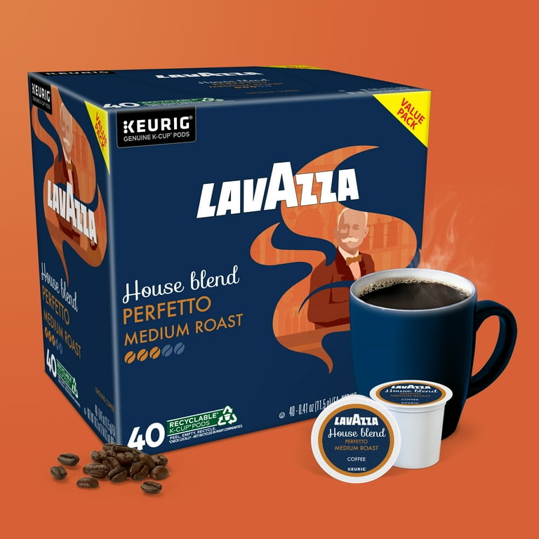 Lavazza, House Blend Perfetto K-Cup¬Æ Pods, 40 Count, Medium Roast