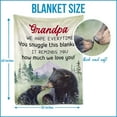 thumbnail image 2 of Gifts for Grandma, Merry Christmas, Xmas, Birthday Grandma Gifts, Grandma Blankets, Gifts for Grandma from Granddaughter Grandkids Grandson Grandchildren, Blanket Throw 50x60, 2 of 6