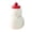 White, variant on 3 In1 Large Ice Ball Cup Mold Snowman Silicone Ice Cube Maker With Lid Food Grade Ice Tray For Whiskey Summer Drinks(White-15Cm)