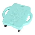 thumbnail image 3 of Colaxi Floor Board Physical Education Skateboard Sport Flat Scooter Sitting Board for Activities Backyard Home Outdoor Light Green, 3 of 10