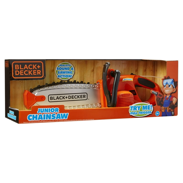 Black Decker Junior Chainsaw Play Construction Toy Ages 3