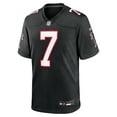 thumbnail image 2 of Men's Nike Bijan Robinson Black Atlanta Falcons  Throwback Game Jersey, 2 of 6