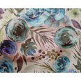 thumbnail image 5 of oneOone Silk Tabby Medium Blue Fabric Florals Dress Material Fabric Print Fabric By The Yard 42 Inch Wide-T4, 5 of 6