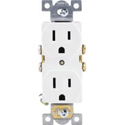 GE Heavy-Duty Grounding Duplex Receptacle Outlet, 15A, 42157