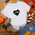 thumbnail image 2 of Camisetas sueltas con estampado interesante para hombres y mujeres Fridja  bn2622, 2 of 6