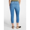 thumbnail image 3 of Time and Tru Women's Capri Jeggings, Sizes XS-XXXL, 3 of 4