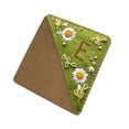 thumbnail image 1 of Seitruly Marcapáginas con bordado de letras y flores, versatilidad y bonitos separadores de páginas de fieltro Carpetas de archivos verano e, 1 of 6