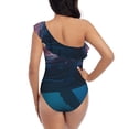 thumbnail image 5 of Honeii Sunshine Ocean Whale for women's one-piece swimsuit featuring a chic one-shoulder design experience elegance and style in the water-XX-Large, 5 of 6