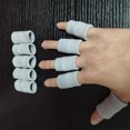 thumbnail image 1 of 10 Pieces/Set Portable Knuckle Sleeve Left Right Hand Elastic Breathable Knuckles Brace Protector Protective Gloves Sports Gear Grey, 1 of 9