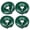 Green, variant on 4 Pieces Large Capacity Tree Watering Bags Featuring Wide Filling Port And Strong PVC