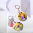 thumbnail image 3 of PEACNNG 120 pcs Acrylic Keychain Blank with Key Rings: Tassels Key Chain for Craft, Keychain Rings, Acrylic Keychain, 3 of 5
