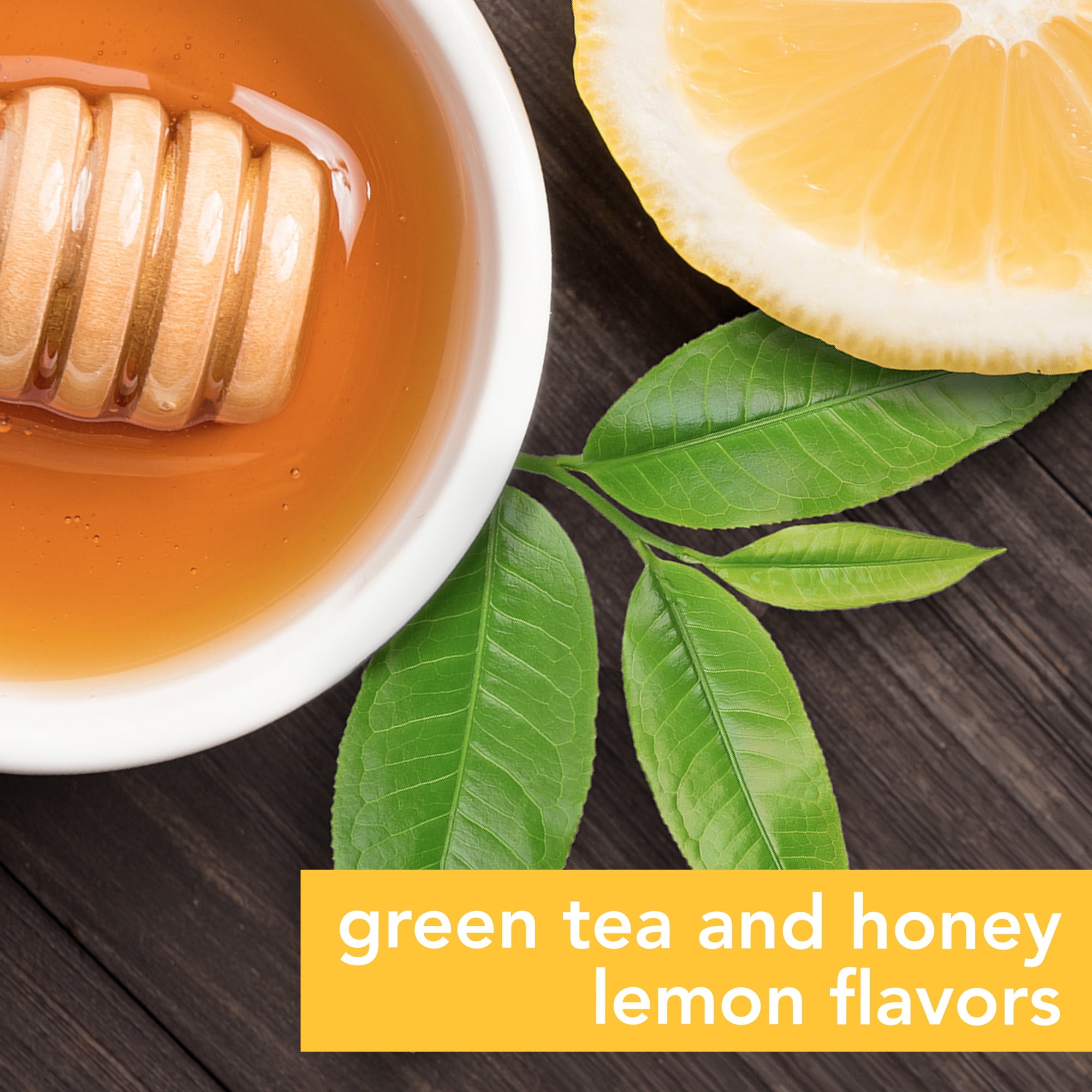 Equate Daytime Severe Cold & Flu Relief, Green Tea Honey Lemon, Non-Drowsy, 6 Packets