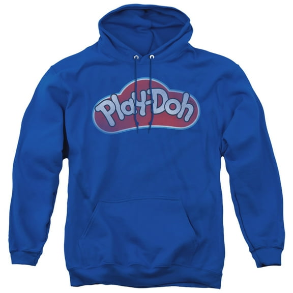 Play Doh Lid Adult Pullover Hoodie Sweatshirt Royal Blue