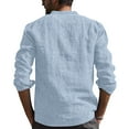 thumbnail image 4 of Eashery Mens Causal Button Down Shirts Button Down Collar Regular Fit Casual Mens Button Down Shirt Blue XL, 4 of 4