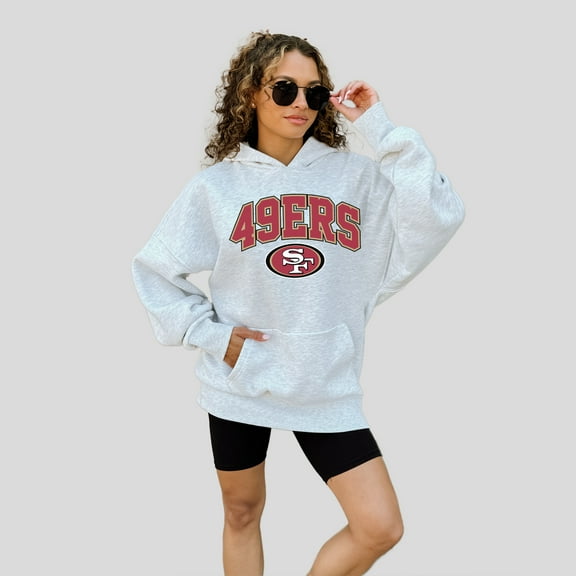 Women's Gameday Couture  Ash San Francisco 49ers Fan Edition Premium Weight Hoodie