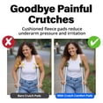 thumbnail image 4 of Crutch Comfort Universal Crutch Underarm Pad Covers - (Camo), 4 of 7