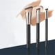 thumbnail image 1 of Set de brochas de maquillaje, mango de plástico, para base, contorno y difuminado, apto para principiantes y profesionales, 1 of 8