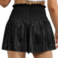 thumbnail image 2 of HYwys Women's Shorts Cheerleading Flash Shorts High Waist Stretch Pants, 2 of 4