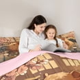 thumbnail image 4 of Erosebridal Cute Capybara Kid Bedding Comforter Set, Tokyo Blossoms Flower Full Bedding Set, 7 Pieces, 4 of 7