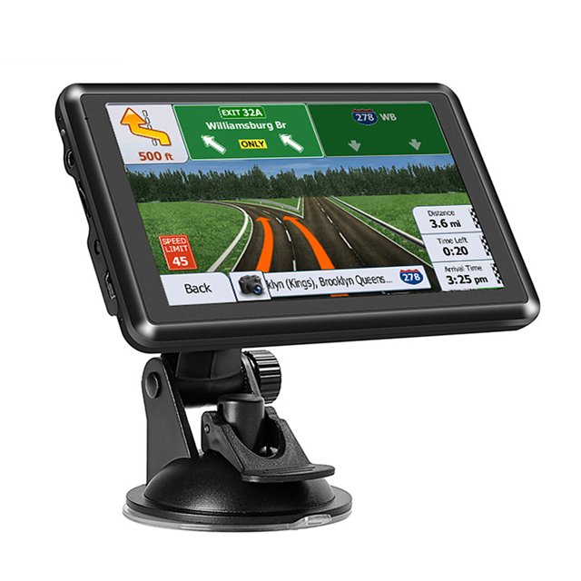 Sidaley Pantalla HD de 5 pulgadas para coche, GPS, mapas de posicionamiento, rastreador, planificación de rutas de camiones, dispositivo de navegación, Cámaras de salpicadero de coche Sidaley VI015610-00B