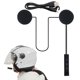 thumbnail image 2 of Casco de motocicleta YONGSHENG Intercomunicador Auriculares Sistema de audio Cable suave, 2 of 5