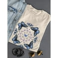 thumbnail image 3 of Butterfly Mandala Ii T-Shirt Women -Jennifer Paxton Parker Designs, Female x-Large, 3 of 4