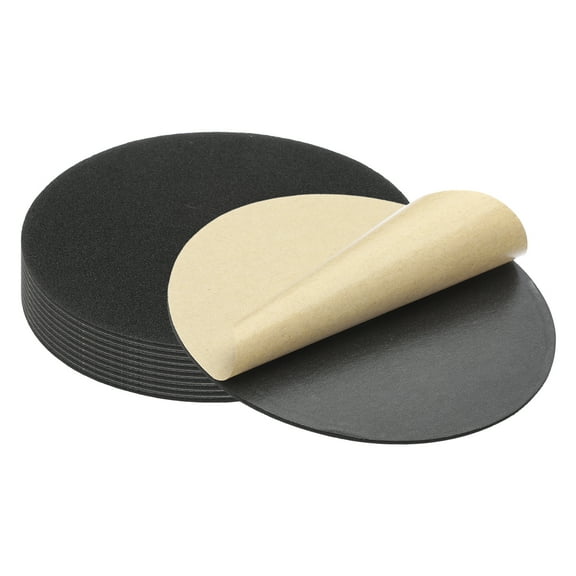 Uxcell 4.7 Inch EVA Furniture Pads, 10Pack 2mm Thick Sponge Foam Round Adhesive Non-slip Shockproof Protection Pad
