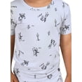 thumbnail image 3 of Modern Moments by Gerber Gender Neutral Viscose Short Sleeve Pajama Set, 2-Piece, Sizes 12 Months - 5T, 3 of 11