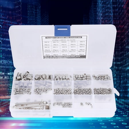 

End Hex Adapter Stainless Steel Set Screw 340Pcs Meters For Instruments Accurate Instruments Electronic Products