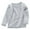 Grey, variant on XIMIN Girls Striped Thumb Hole Long Sleeve Shirts Kids Crewneck Tops Curved Tees 514 Years