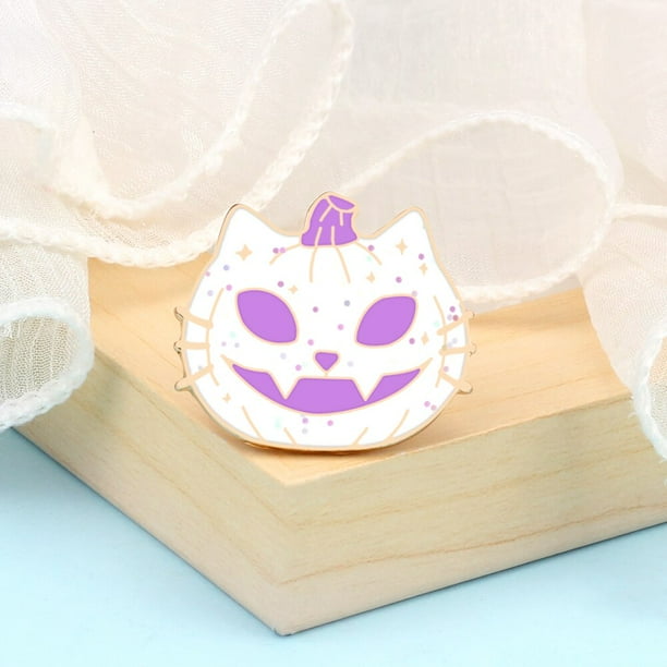 Broches esmaltados para fiesta de Halloween para mujeres y hombres, bonitos pines de fantasmas, insignias de dibujos animados, ropa para mascotas espeluznante, Pin, mochilas para niños, regalos de joy Dengxun unisex