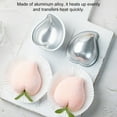 thumbnail image 4 of Pack Of 4 Elegant Mochi Molds Peach And Mangos Shape Aluminum Alloy Baking Tool For DIY Dessert Ice Cream Chocolate, 4 of 9