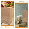 thumbnail image 5 of OUNONA 20 pcs Party Treat Bags Kraft Paper Candies Goodie Bags Kids Favor Bags Gift Packaging, 5 of 8