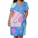 thumbnail image 3 of Vestido holgado con bolsillos azules de estilo retro pop de los años 80 de Memphis, traje de verano para mujer, ropa de mujer, 3 of 7