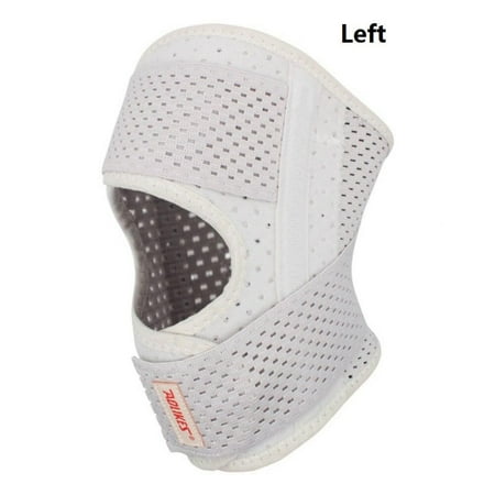 

Clearance Sale!1Pc Unisex Thin Bounce Knee Pads Nylon Sports Fitness Kneepad Anti-Fall and Anti-Collision Breathable Sports Knee Left White M