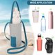 thumbnail image 2 of Bolsa bandolera para botellas de vidrio, bolsa para transportar botellas de agua, bolsa para guardar tazas de café, bolsa de tela para botellas de agua., 2 of 6