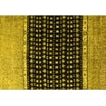 thumbnail image 1 of Ahgly Company Machine Washable Indoor Rectangle Abstract Yellow Modern Area Rugs, 7' x 10', 1 of 4