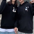 thumbnail image 4 of Astronauta estampado versión coreana suelto e informal todo-fósforo simple calle hip-hop sudadera con capucha pareja chaqueta, 4 of 4