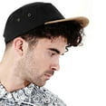 thumbnail image 2 of Beechfield Suede Peak 5 Panel Baseball Cap (Pack of 2), 2 of 3