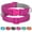 Hot Pink, variant on Beirui Durable Webbing Dog Collar Safety Reflective Collars Adjustable Quick Fit S-L