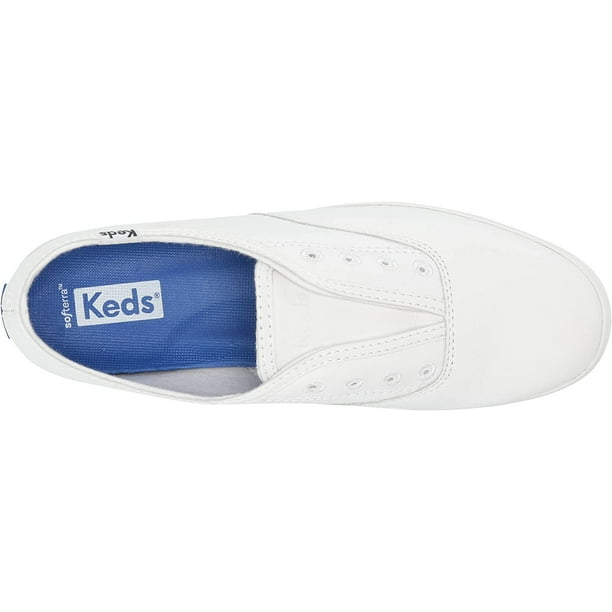 Keds Womens Chillax Washable Leather Sneaker White 8 Walmart